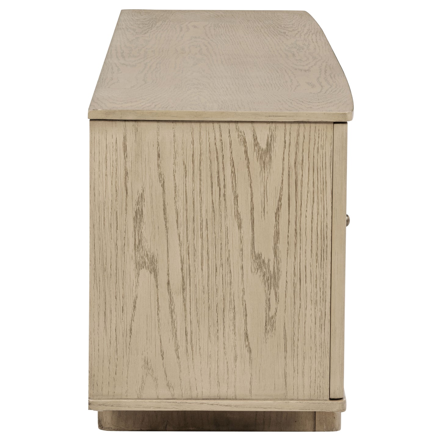 Kailani 79-inch 4-door Cane TV Stand Media Console Beige Oak