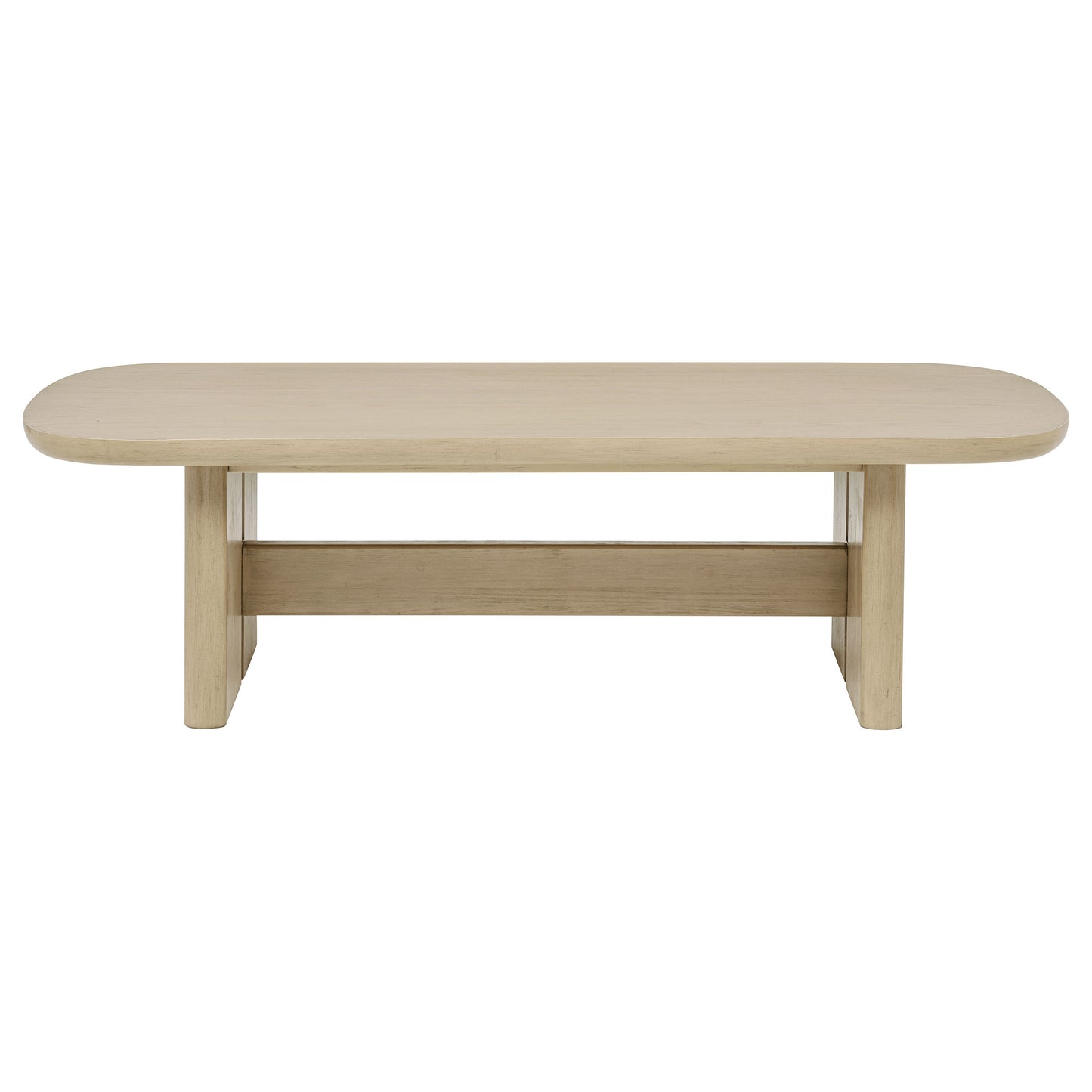 Kailani 3-piece Coastal Coffee and End Table Set Beige Oak