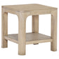 Solano 3-piece Square Coffee Table Set Weathered Mango