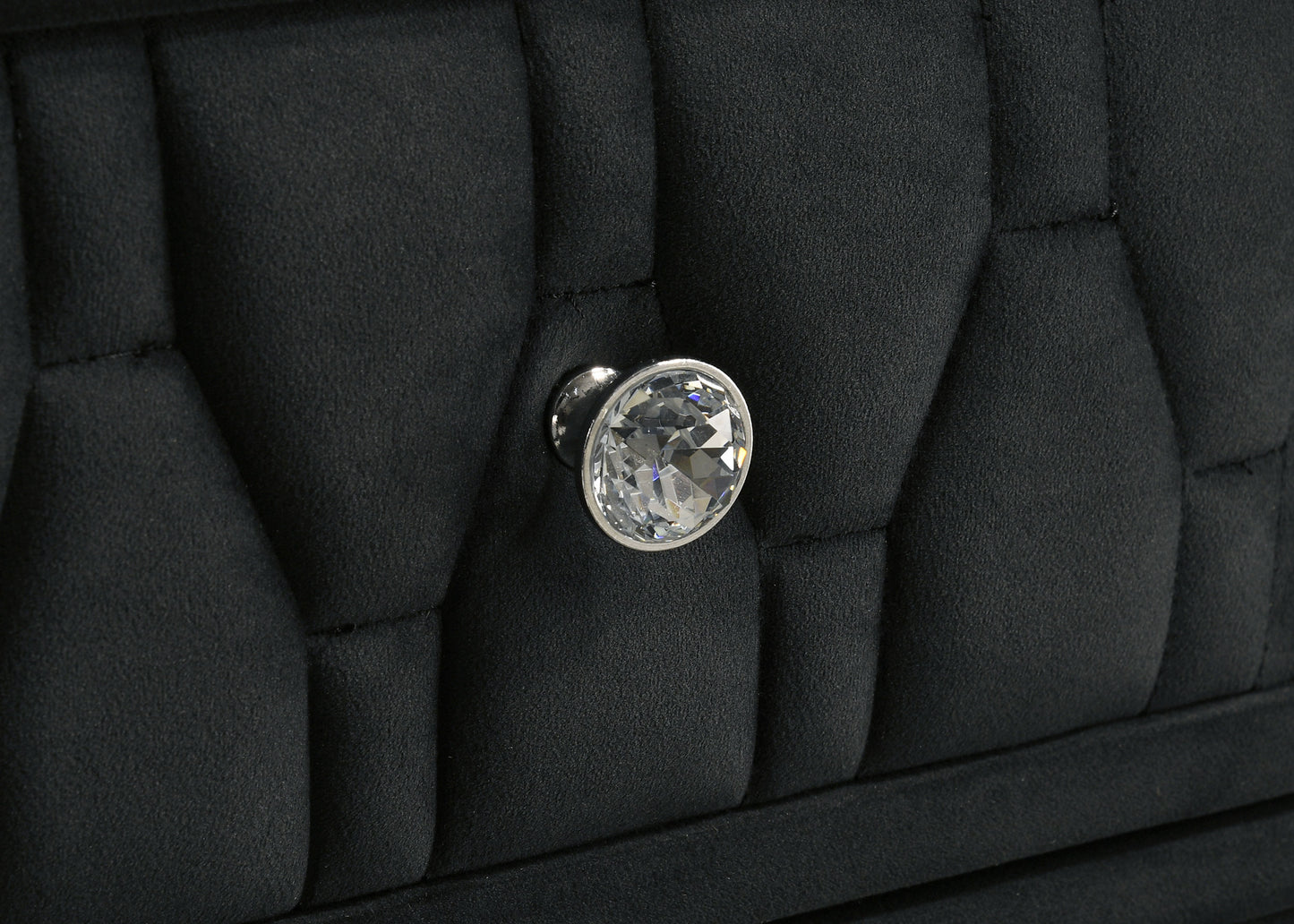 Lorient 8-drawer LED Flame Box Dresser and Mirror Black