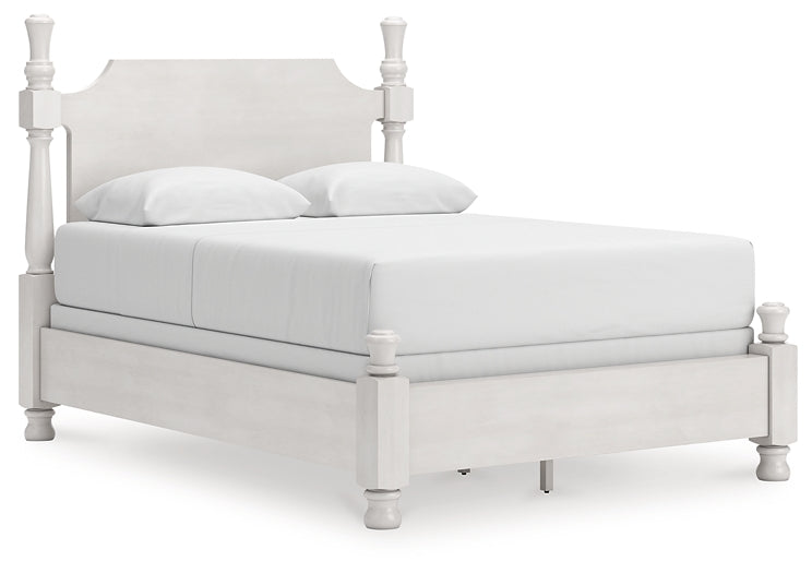 Rowlenstown Queen Poster Bed, Dresser and Mirror