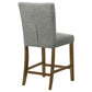 Paxton Upholstered Counter Height Dining Chair Grey (Set of 2)