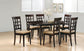 Gabriel Oval Extension Dining Table with Removable Leaf Cappuccino