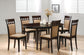 Gabriel Oval Extension Dining Table with Removable Leaf Cappuccino