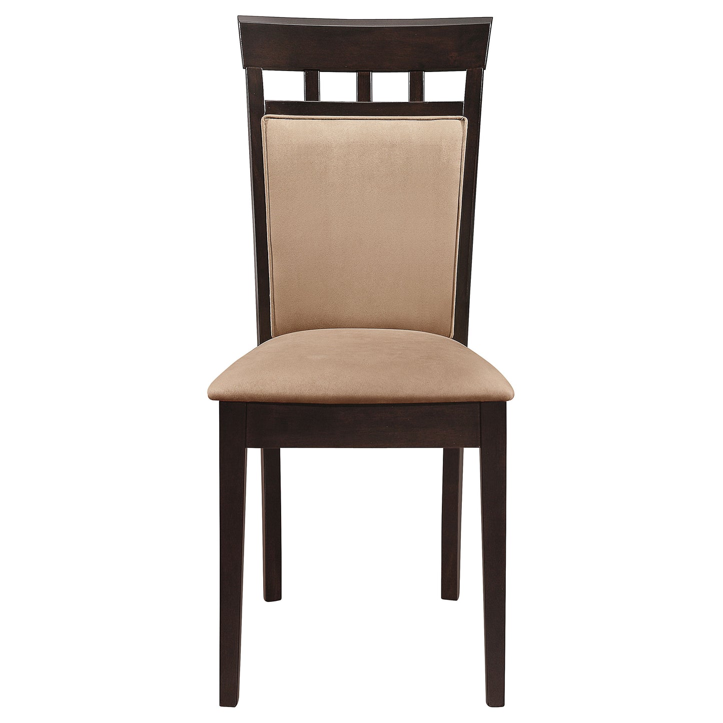 Gabriel Beige Upholstered-Back Dining Side Chair Cappuccino (Set of 2)