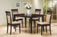 Gabriel Beige Upholstered-Back Dining Side Chair Cappuccino (Set of 2)