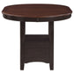 Lavon 5-piece Oval Counter Height Extension Dining Set Light Chestnut