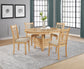 Lavon Wood Dining Side Chair Linen and Light Oak (Set of 2)