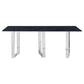 Desden 79-inch Rectangular Sintered Stone Dining Table Grey