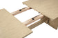 Kailani 110-inch Rectangular Wood Dining Table Beige Oak