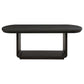 Leandro 78-inch Extension Dining Room Table Burnished Black