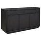 Leandro 2-drawer Dining Sideboard Server Burnished Black