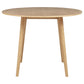 Andrews 5-piece Round Counter Dining Set Light Ash and Black