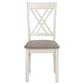 Fortress 7-piece Rectangular Dining Set Vintage Vanilla