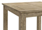Cardova 5-piece Counter Height Dining Table Set Vineyard Oak