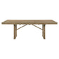 Adina 7-piece Extension Dining Set Distressed Light Brown
