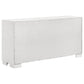 Jessica 4-piece Eastern King LED Bedroom Set Snow White