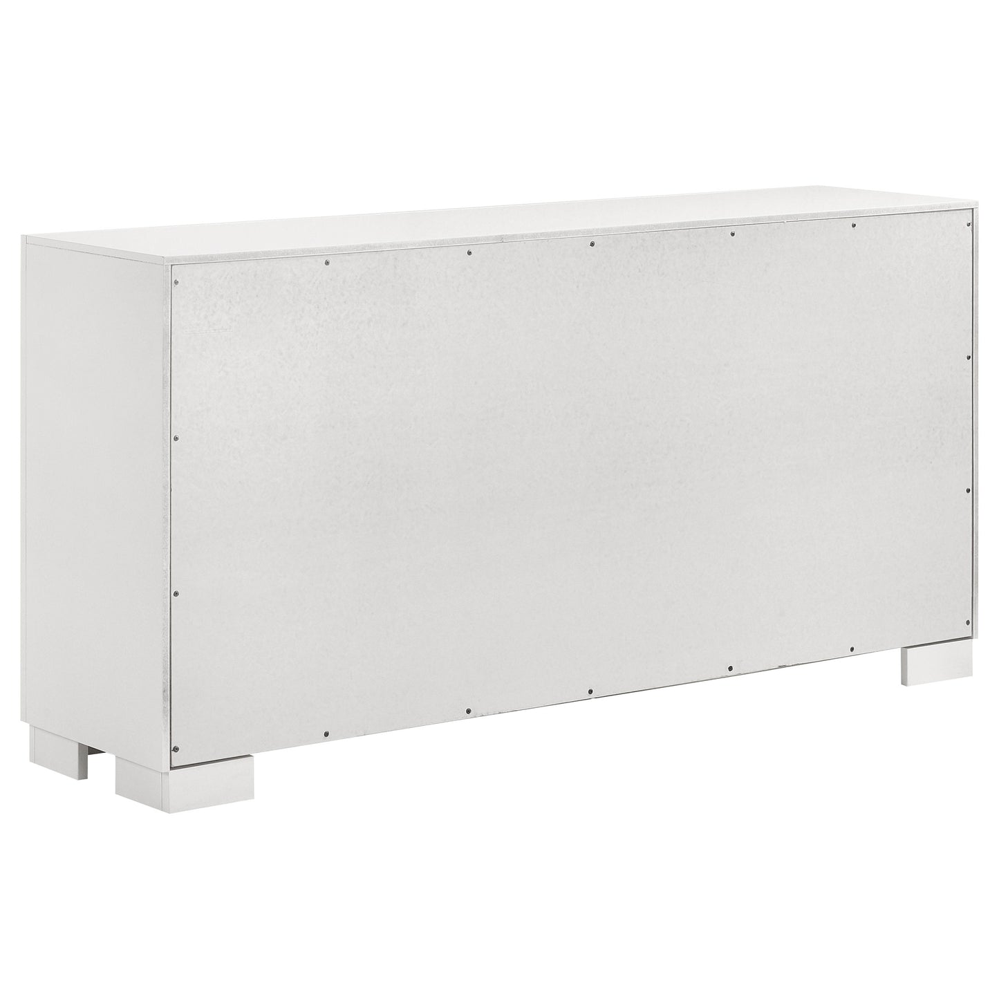 Jessica 5-piece Eastern King LED Bedroom Set Snow White