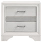 Miranda 3-drawer Nightstand Bedside Table White