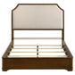 Garland 58-inch Queen Panel Bed Cream and Brown Cherry