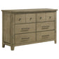 Hazlewood 5-piece Eastern King Bedroom Set Vineyard Oak