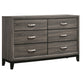 Watson Four-piece California King Bedroom Set Grey Oak