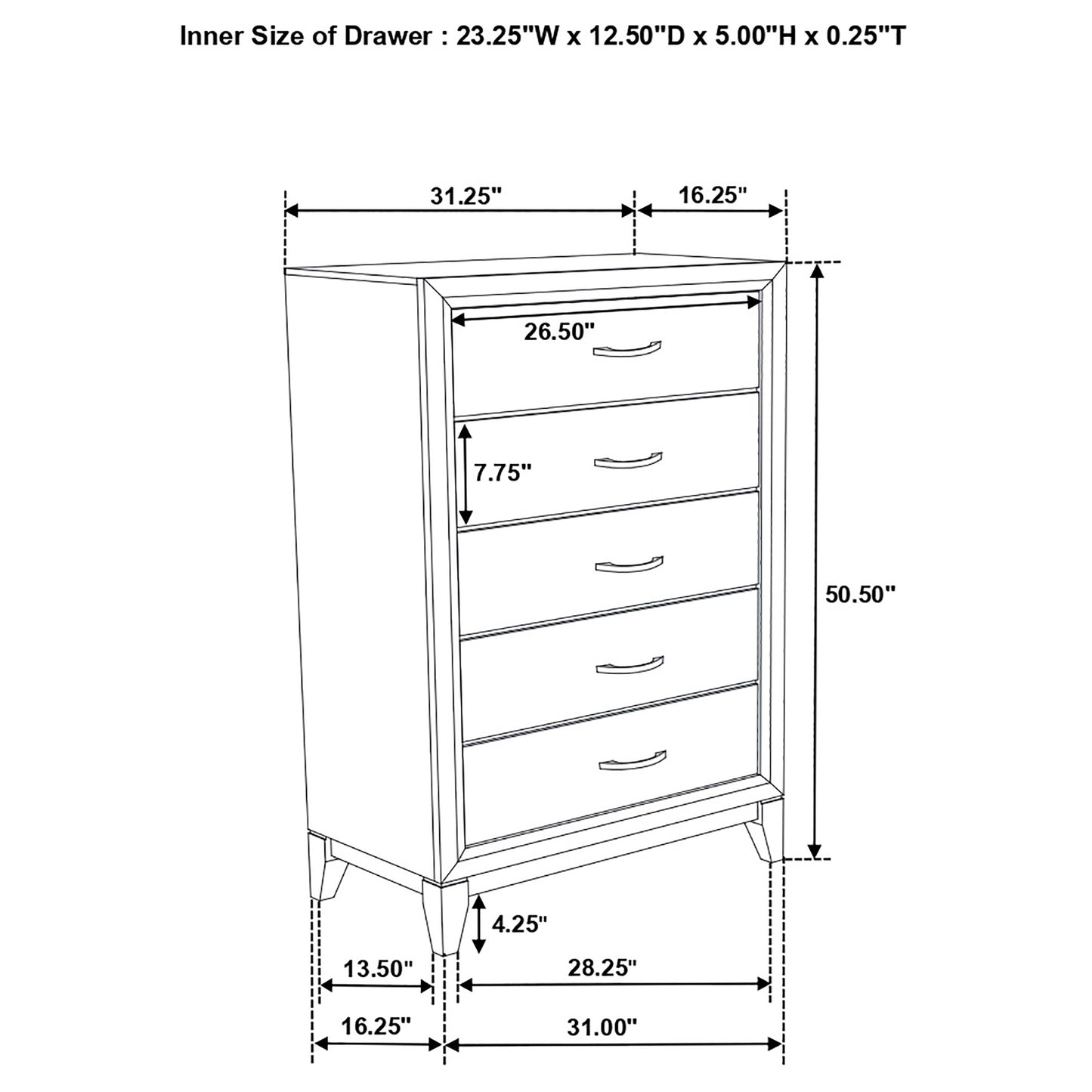 Watson Five-piece California King Bedroom Set Grey Oak