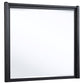 Leandro Dresser Mirror Burnished Black