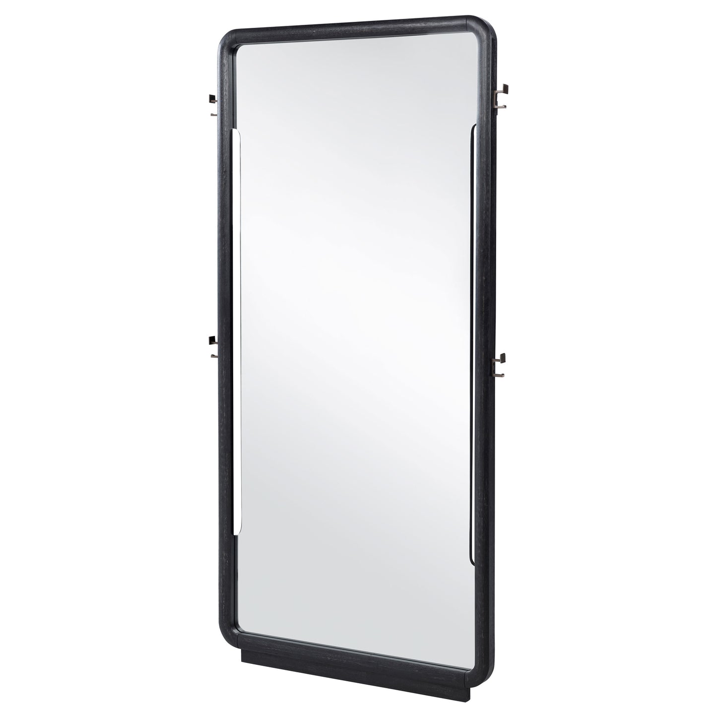 Leandro 76-inch Full Length Floor Mirror Burnished Black