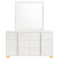 Marceline 6-drawer Dresser with Mirror White