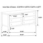 Wilkes 5-Piece Queen Bedroom Set with Upholstered Bed Dark Cocoa