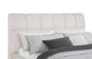 Nollet 48-inch Upholstered California King Platform Bed Cream