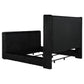 Centergrove Upholstered California King Wingback TV Bed Black