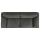 Buxton Top Grain Leather Upholstered Sofa Graphite