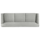 Vaughn Fabric Upholstered Flared Arm Sofa Grey