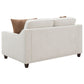 Christine Upholstered Sloped Arm Loveseat Beige