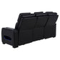 Zuma 2-Piece Dual Power Reclining Sofa Set with Bluetooth Black