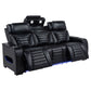 Zuma 2-Piece Dual Power Reclining Sofa Set with Bluetooth Black