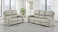 Brickston 2-piece Triple Power Reclining Sofa Set Grey