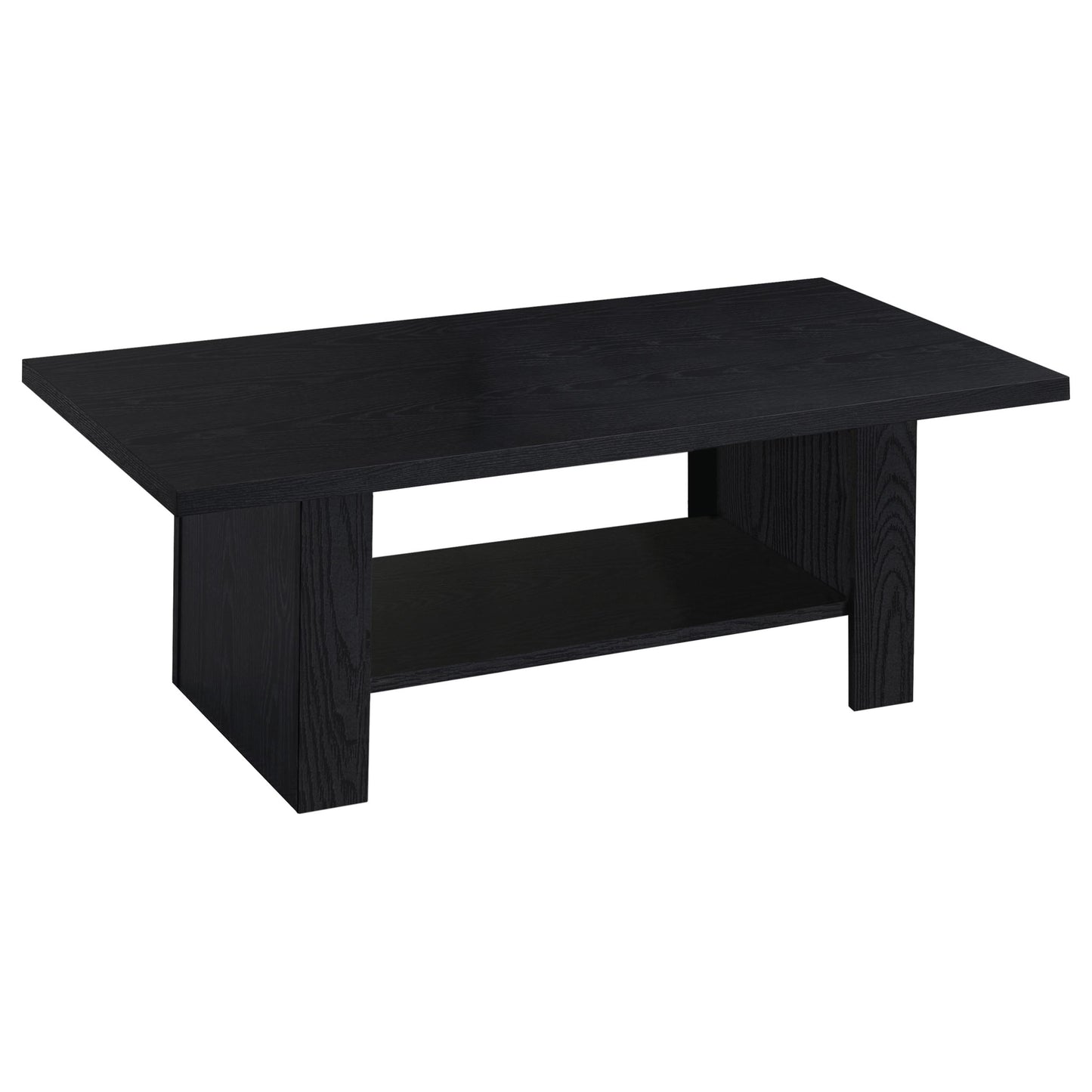 Rodez 3-piece Engineered Wood Coffee Table Set Black