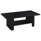 Rodez 3-piece Engineered Wood Coffee Table Set Black