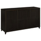 Lewes 2-door Engineered Wood 60-inch TV Stand Cappuccino