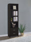 Lewes 4-shelf Engineered Wood Media Tower Cappuccino