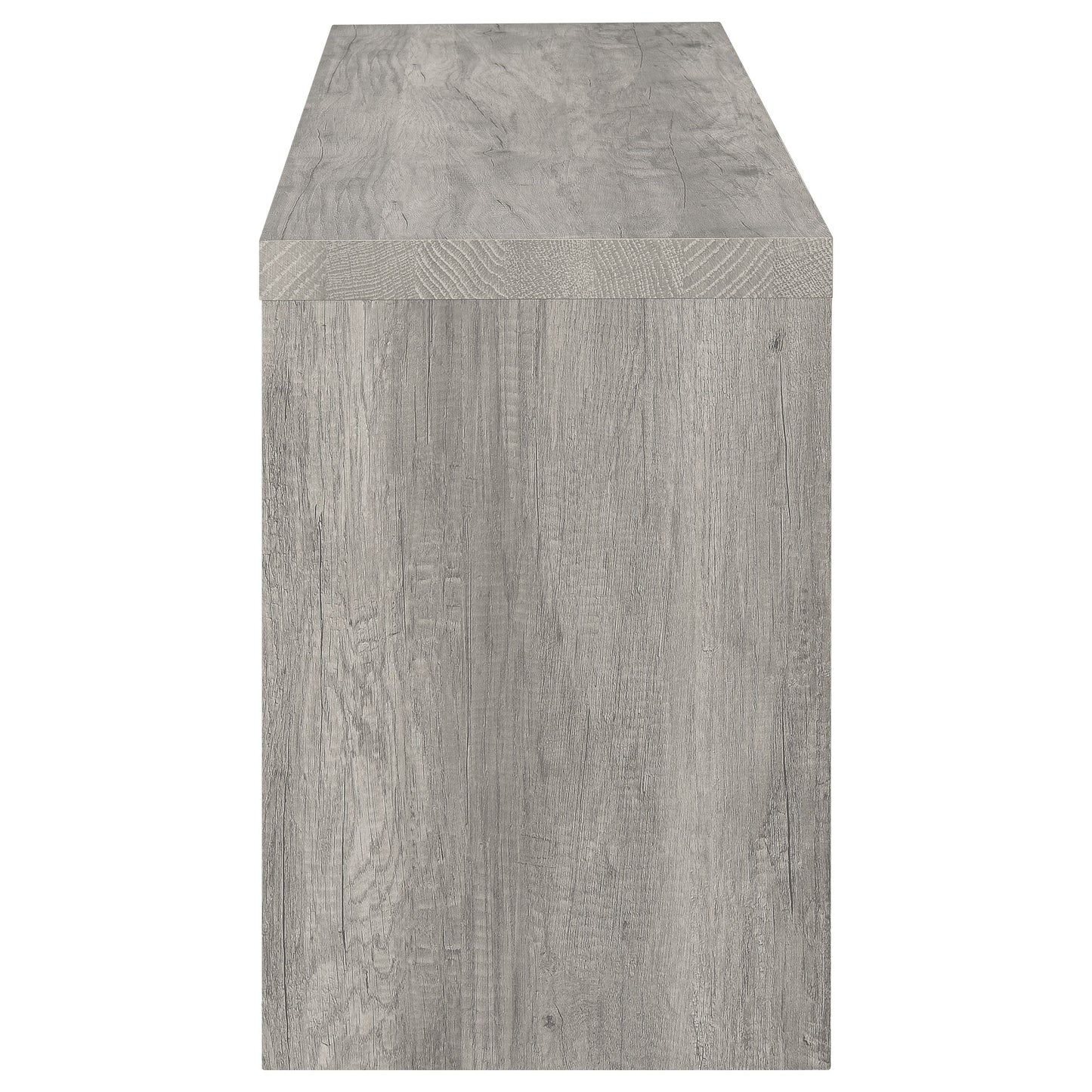 Burke 2-drawer Engineered Wood 59-inch TV Stand Grey Driftwood