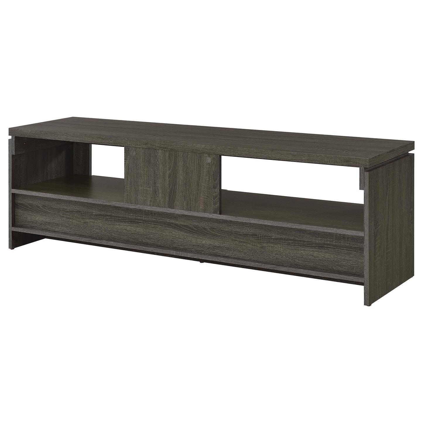 Elkton 2-drawer Engineered Wood 59-inch TV Stand Weathered Grey