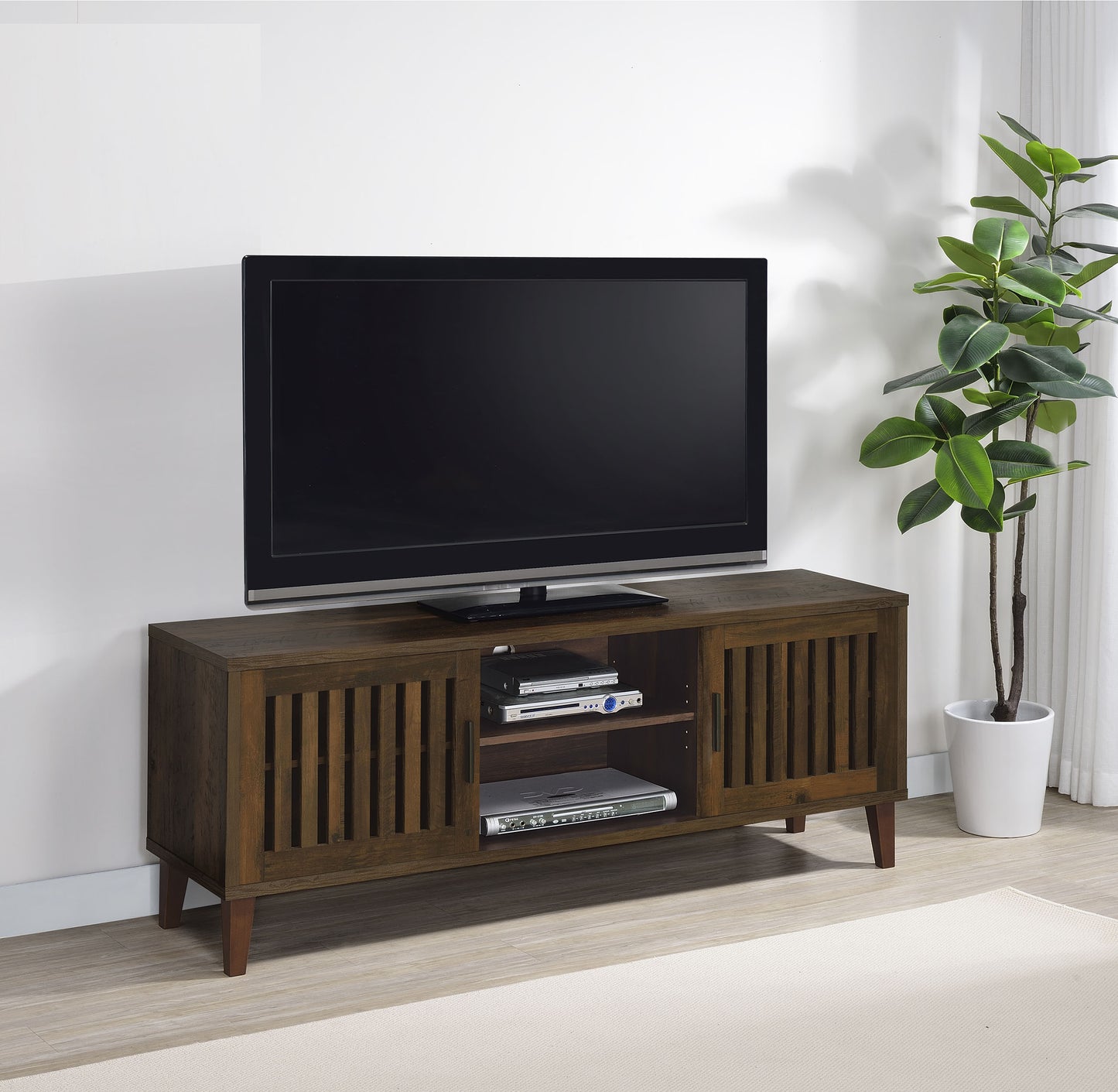 Sedona 2-door Engineered Wood 60-inch TV Stand Dark Pine