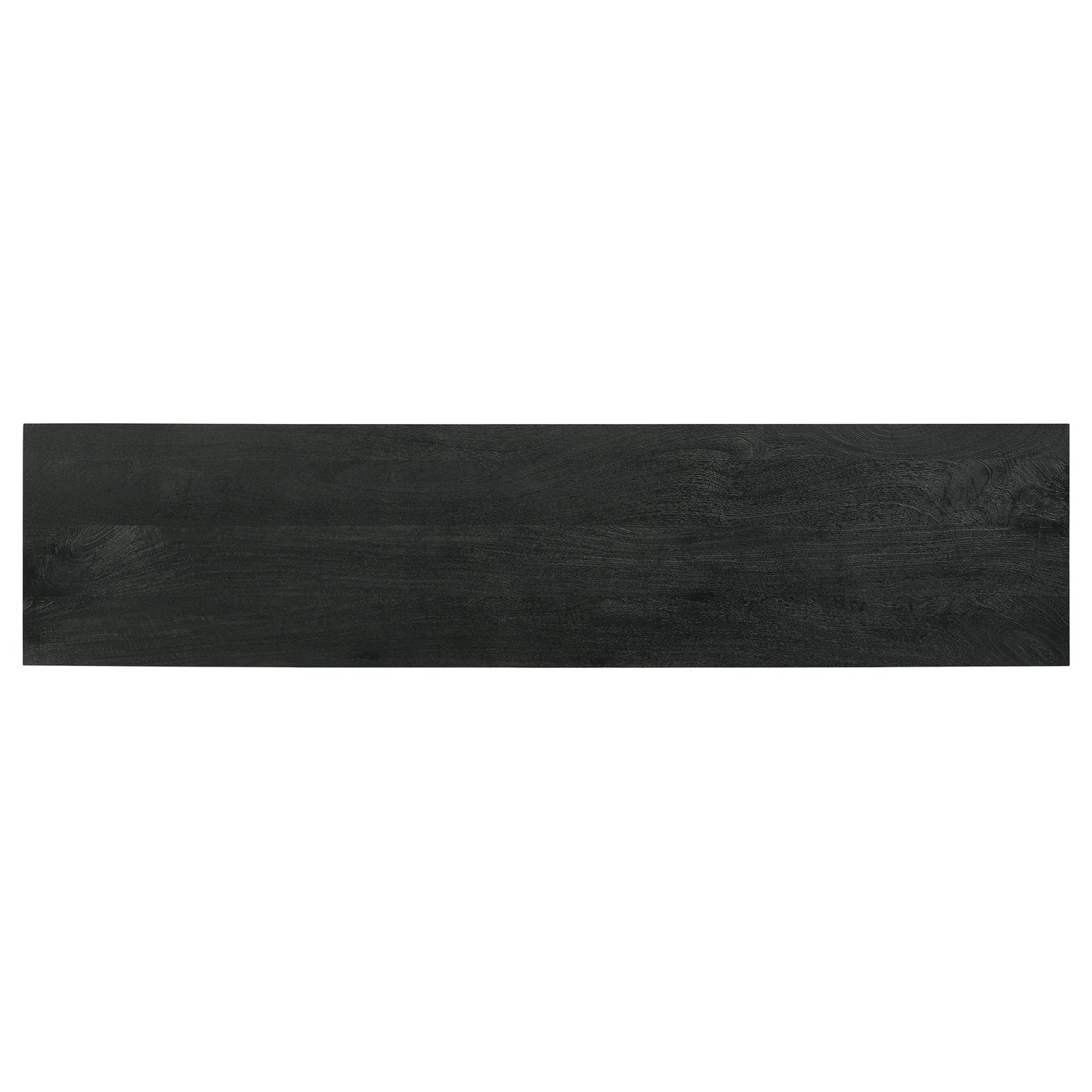 Marsden 2-door Mango Wood 70-inch TV Stand Charcoal Black