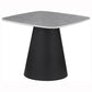 Eason 2-piece Cocktail Coffee Table Set Concrete and Black