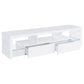 Jude 2-drawer Engineered Wood 71-inch TV Stand High Gloss White