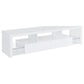 Jude 3-piece 71-inch TV Entertainment Center White High Gloss